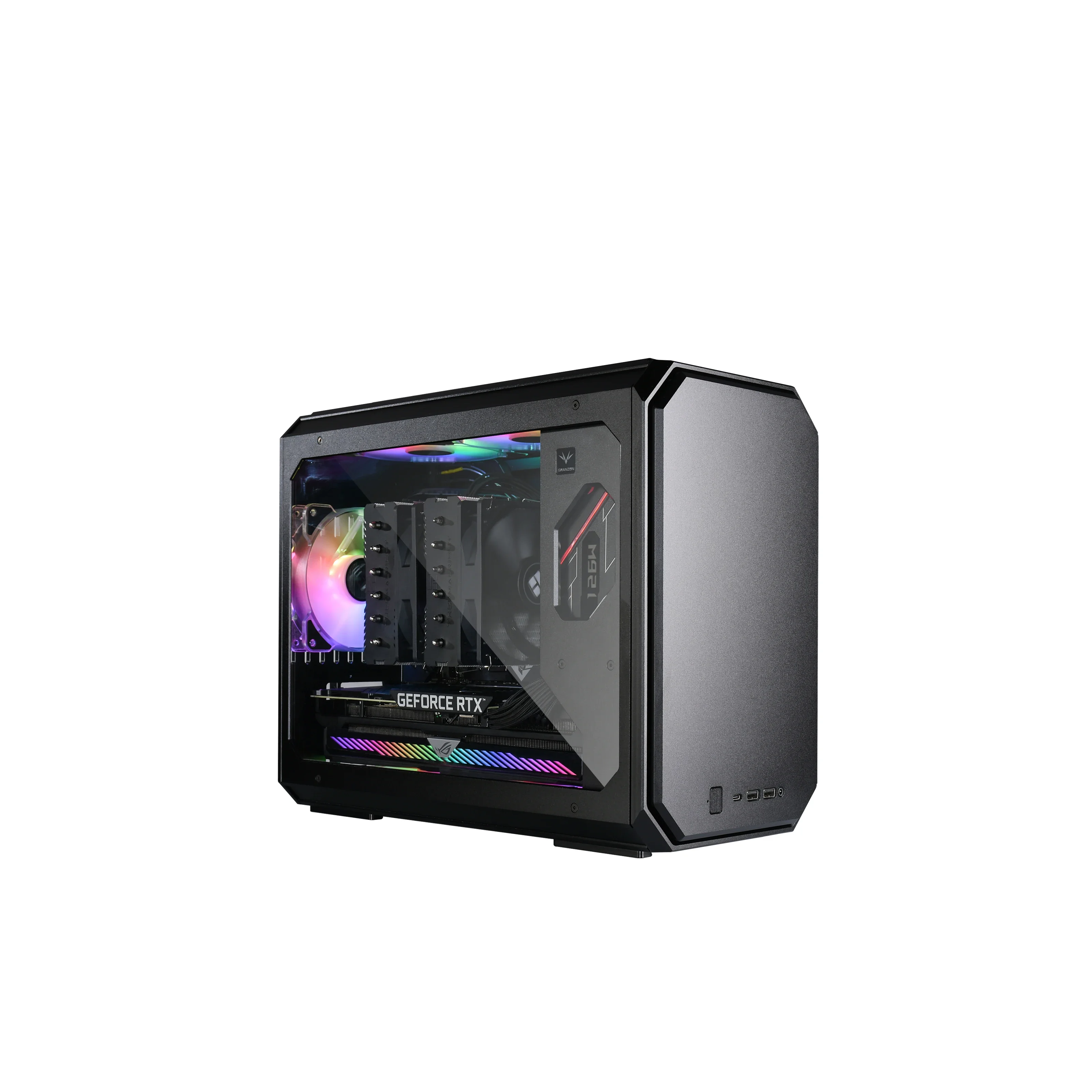 

Цельноалюминиевый компьютерный корпус MTX Granzon G11 с водяным охлаждением, совместимый с радиатором 240 мм