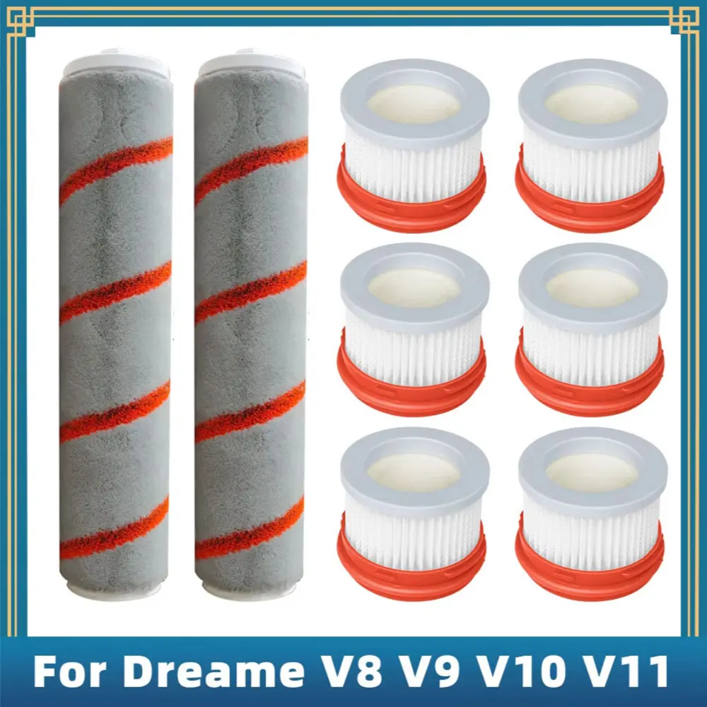 

Replacement For Xiaomi Dreame V8 V9 V9B V9D V9P XR V10 V11 V16 Spare Parts Accessories Roller Brush Hepa Filter