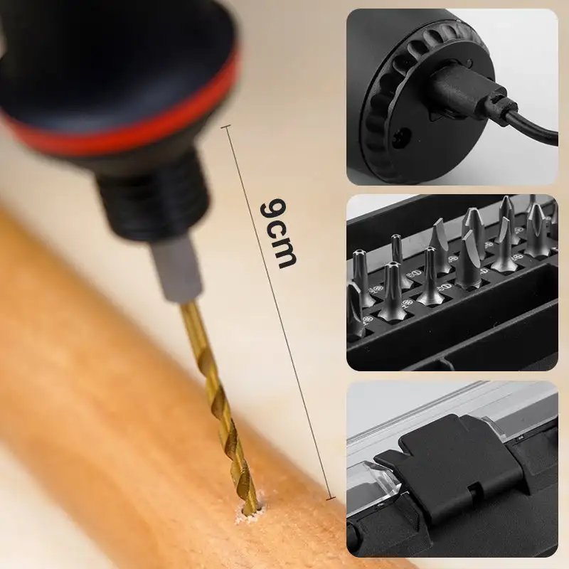 3.6 فولت مفك كهربائي لاسلكي مجموعة قوية 2000 مللي أمبير قابلة للشحن مفك مجموعة المنزلية السيارات مفك مسامير إصلاح الكمبيوتر