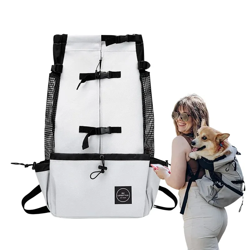 

Dog Carrier Backpack Pet Sport Sack Outdoor Travel Dog Backpack for Puppy Medium Dog Front Facing Adjustable Breathable Sack