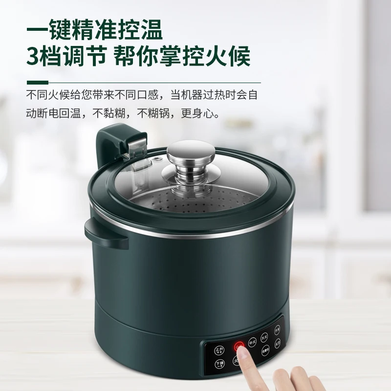 110V Low Sugar Rice Cooker Automatically Lift Stainless Steel Electric Hot Pot Cookers Home Appliance Chafing Dish Noodle Steam