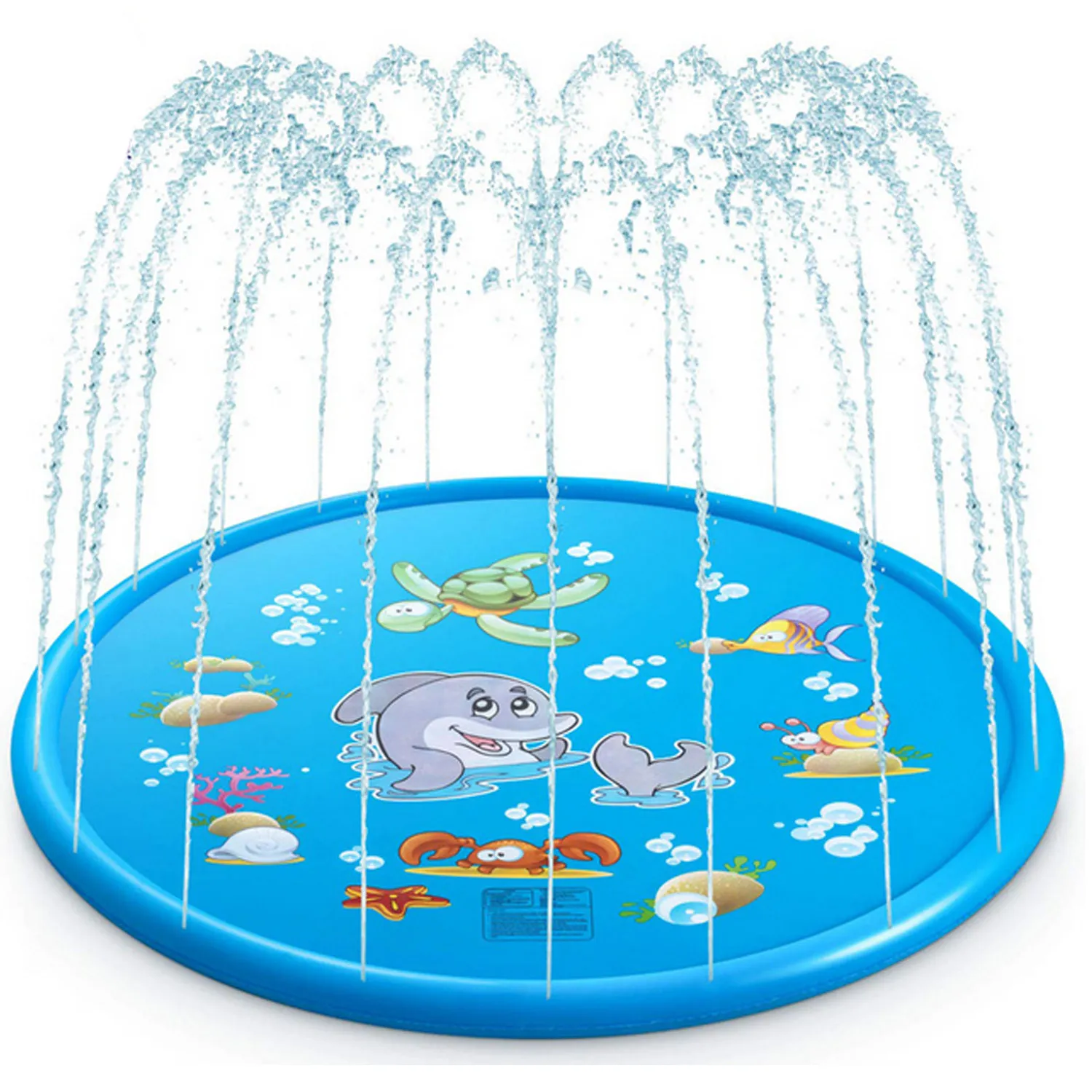 100cm Inflatable Water Spray Mat Children Game Play Summer Lawn Mats Kids Outdoor Splash Mat For Pool Games Toy Sprinkle Mat