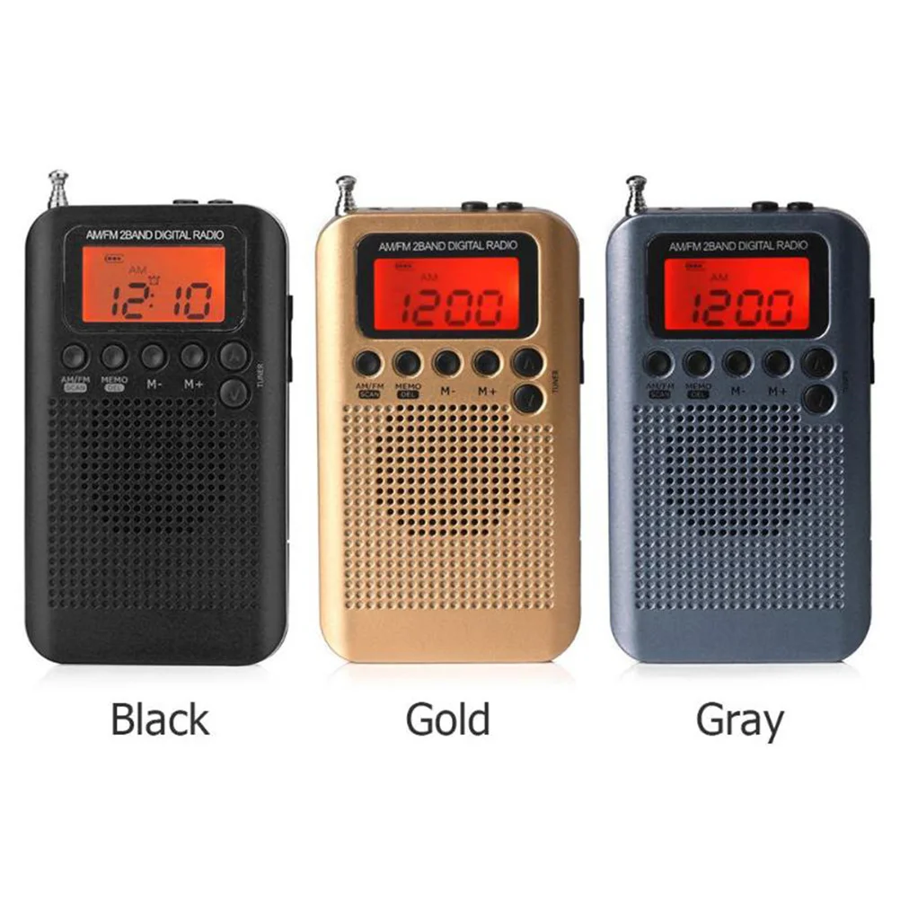 ポータブル ミニ Fm 2 バンド ステレオ、Dsp テクノロジー搭載、LCD ディスプレイ、31 レベルのボリューム コントロール、低電力