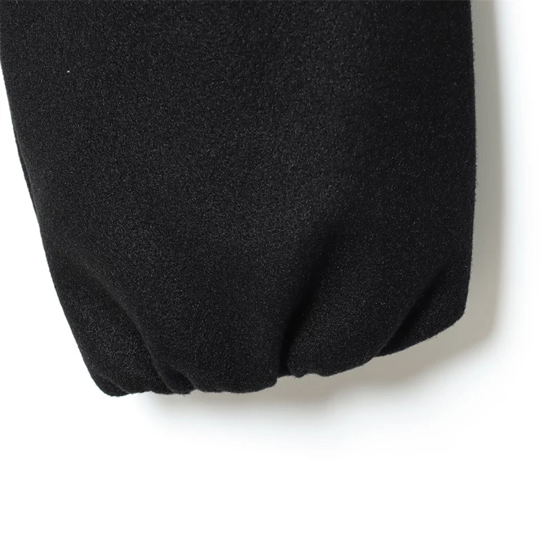 KEYANKETIAN Herbst Und Winter Neue frauen Rundhals Zipper Woolen Pilot Jacke Frauen Woolen Kurzen Mantel