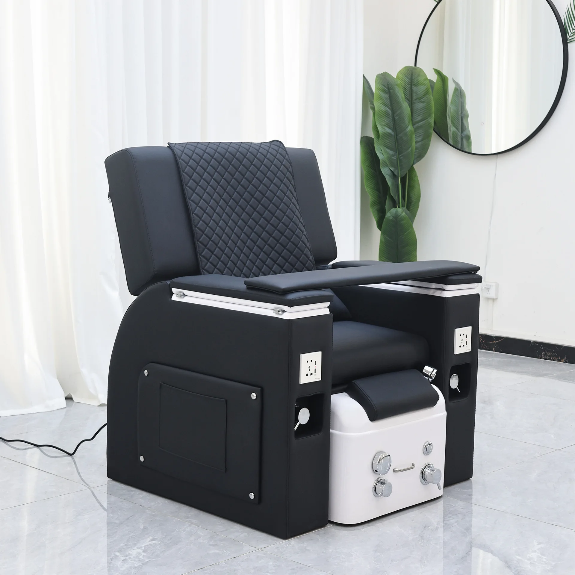 

Eyelash Manicure Sofa Nail Salon Pedicure Chair Sofa Electric Massage Foot Massage Chair Reclining Eyebrow Foot Soaking Sofa