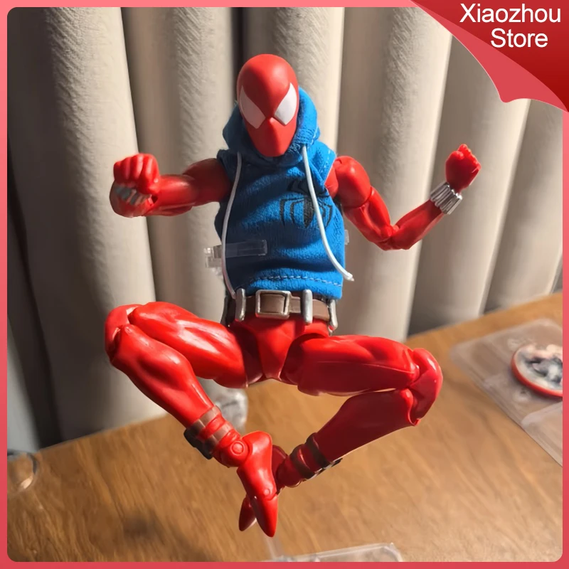 المبيعات الساخنة شخصية سكارليت سبايدر مافيكس 186 بن ريلي شخصيات كوميك فير. مجموعة ألعاب سبايدر مان أنيمي كو نموذج لجسم #1