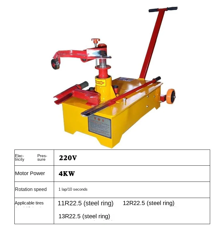 

Truck Tyre Changer Pneumatic Truck Vacuum Tire Tyre Changer Truck Tool Trailer Tire Separate-Installed Machine Tire Remover