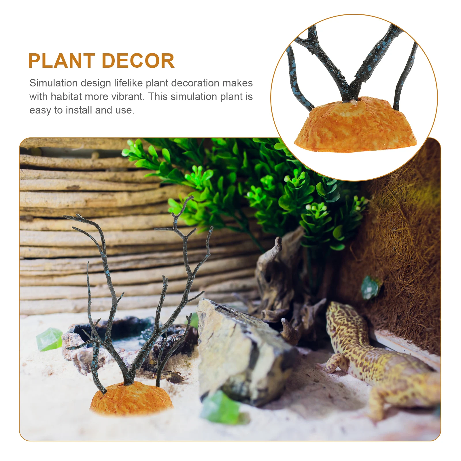 

Fake Green Grass Plant Reptile Habitat Decor Plastic Terrarium Supplies Lizard Tank Accessories Aquarium Plants Fish Tank