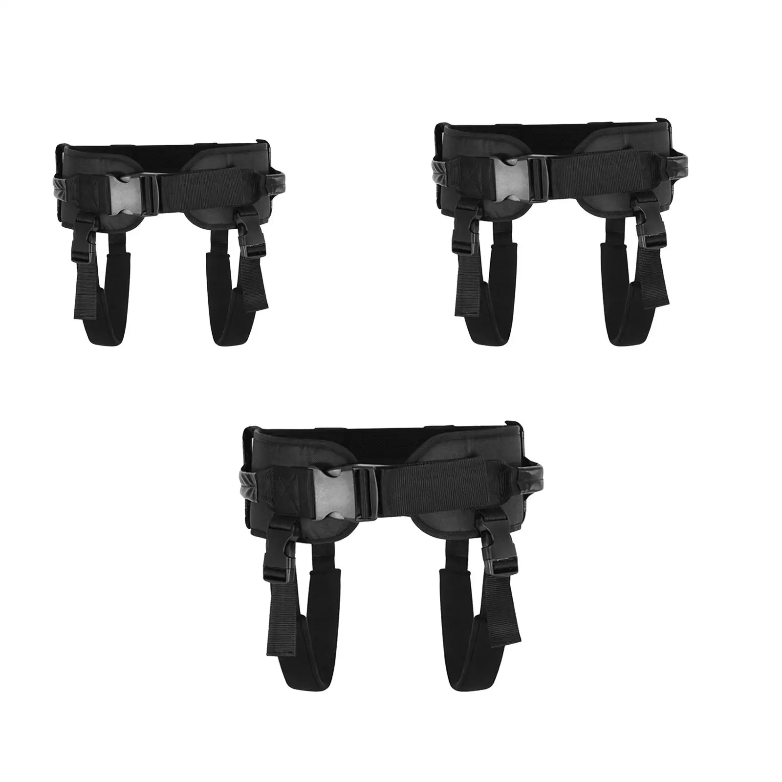 Gait Belt for Seniors Transfer Belt Multiple Padded Handles Quick Release Buckle Harness Standing Aid Strap Assistance