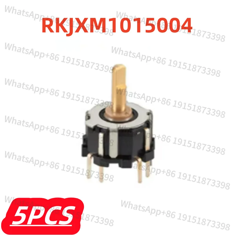 

5 шт./лот, 100% новый RKJXM1015004, многофункциональный переключатель, 8-позиционный кулисный переключатель со средним кнопочным переключателем