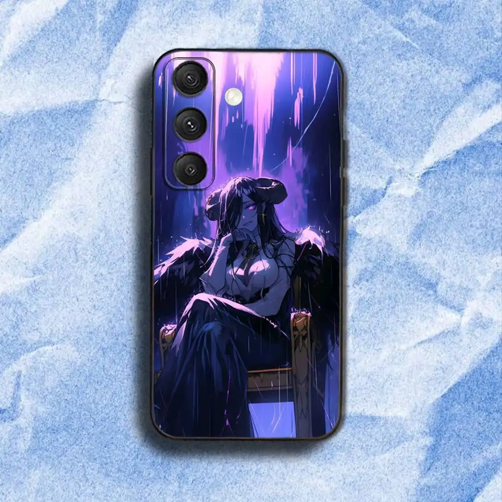 حافظة هاتف A-Albedo Overlord-S لهاتف سامسونج S 25,24,23,22,30,21,10,9,Ultra,Plus,Lite,FE,4,5G حافظة ناعمة سوداء #3