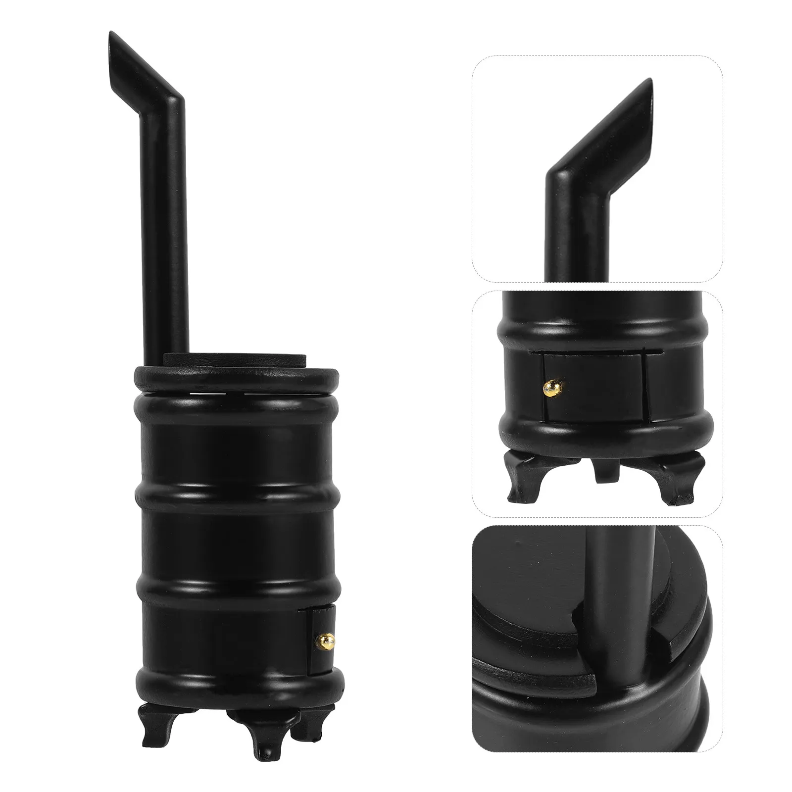 

Mini Wooden Stove Dollhouse Accessory Realistic Miniature Stove for Tiny House Decoration Lifelike Detail DIY Decor Prop