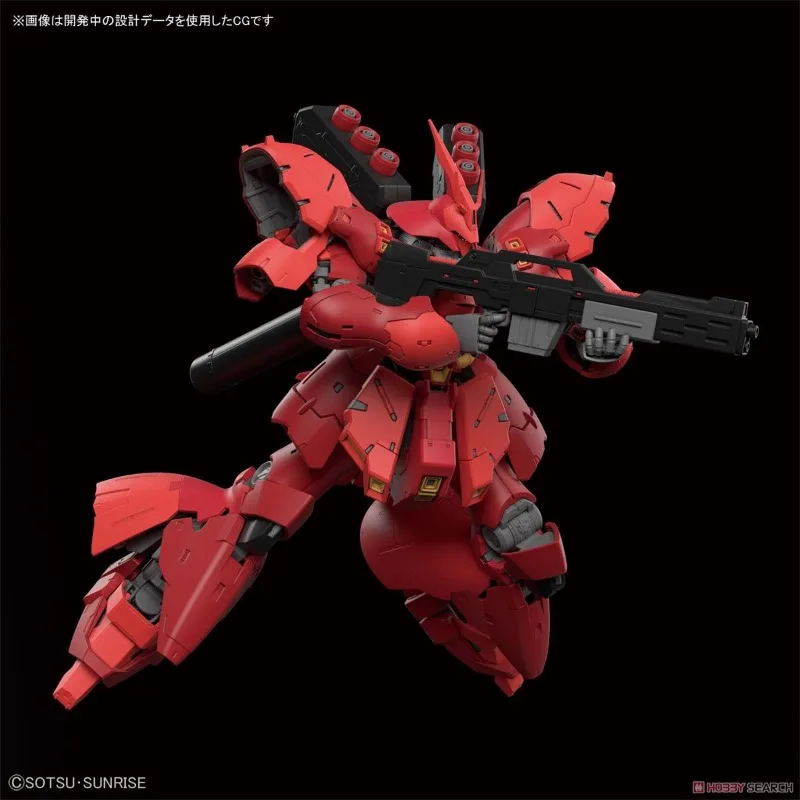 ฟิกเกอร์กันดั้มของแท้จาก Bandai รุ่น RG 1/144 MSN-O4 SAZABI ของเล่นประกอบเองสำหรับเด็กชาย เด็กหญิง ของขวัญเด็ก ของสะสม