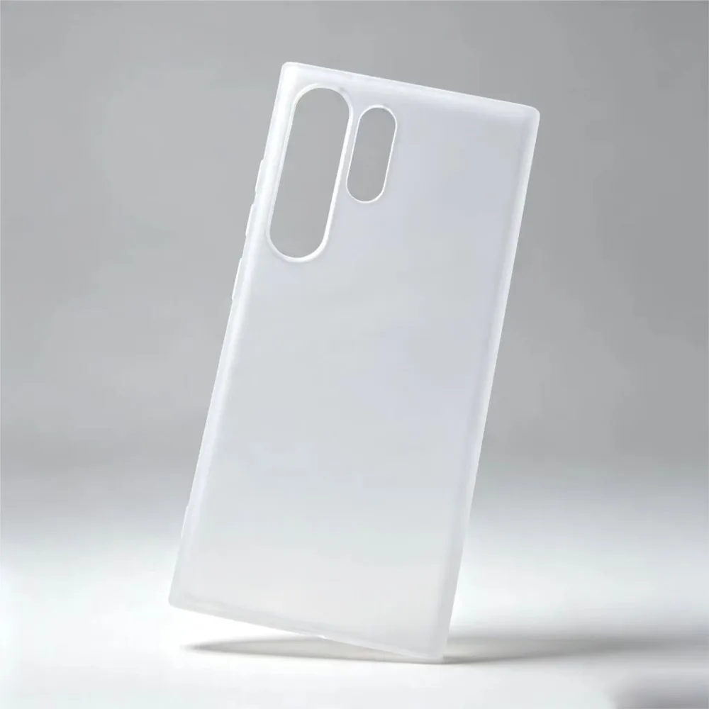 S23Ultra Ultra Thin TPU Soft Phone Case For Samsung Galaxy S23 Ultra Clear White Gray Matte Cover Coque Fundas