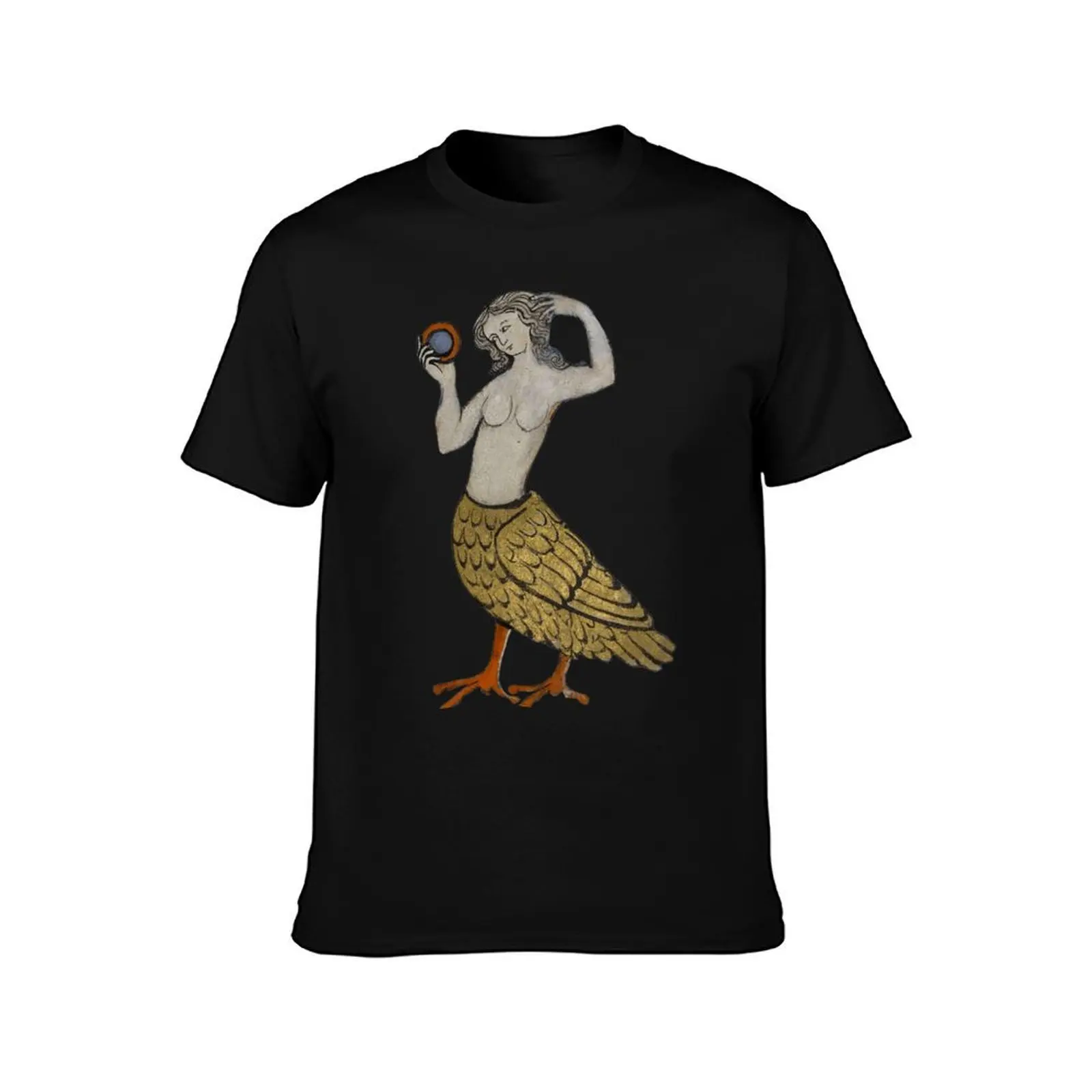 Medieval Creature Meme T-Shirt Anti-Fade Casual Tee Shirt T-Shirt