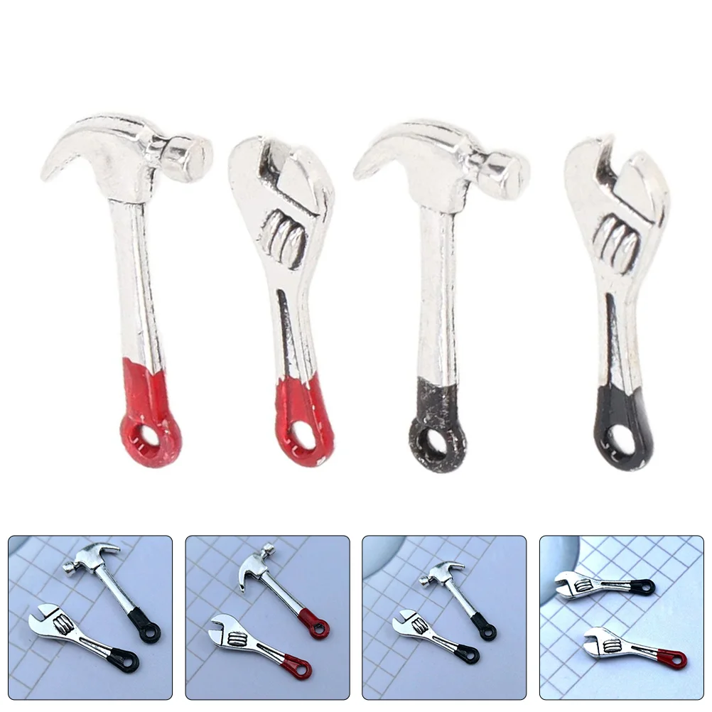 

Dollhouse Car Repair Tools 1/12 Scale Accessories Miniature for Kids Child Furniture