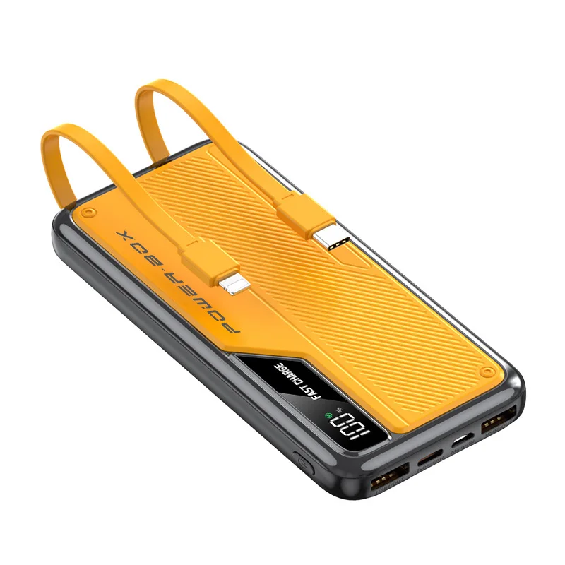 120W 10000mAh Portable Power Bank Fast Charging For iPhone For Xiaomi For Samsung Large Capacity With LED Digital Display
