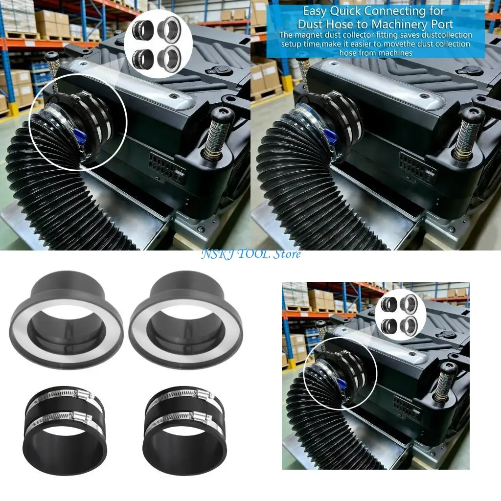 

L8RC Rapid Separate Collection Parts Set Of 4 For Standard Size Woodworking Vacuum Systems