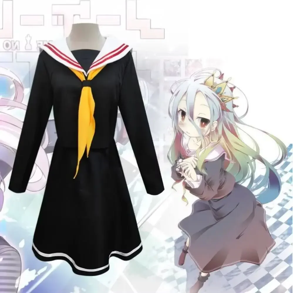 

No Game No Life Anime Cosplay Shiro Costume High Quality Customizable Adult Men's Women's Youth Kids' Size Available
