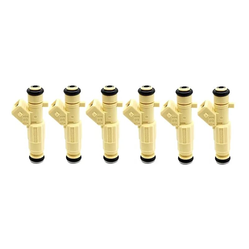 6X 0280156053 Fuel Injector Nozzles Injection Compatible with Porsche 911 Boxter 2001-2006 0280156053 Car Accessories