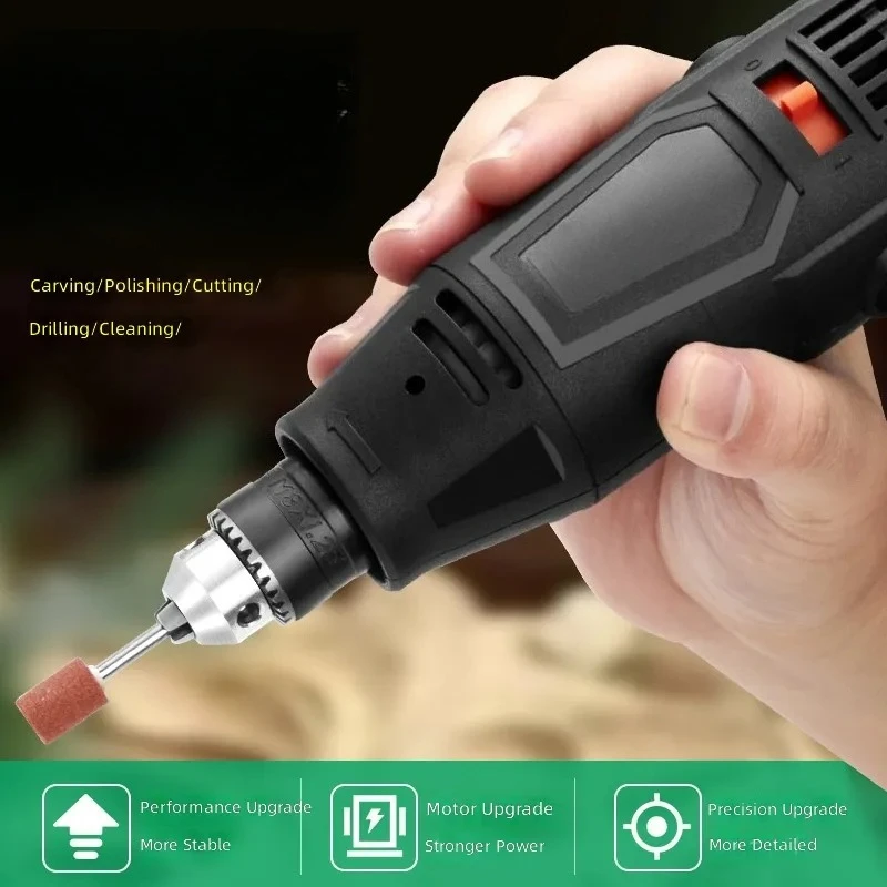 for Electric Grinder Handheld Small High Power Jade Polishing Wood Carving Cutting Tool Electric Drill