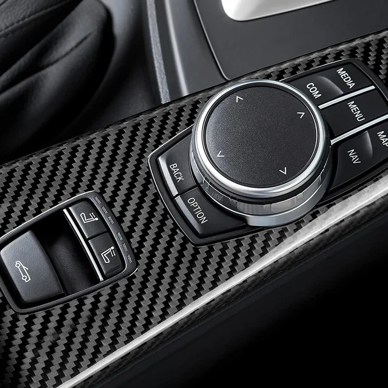 

Multimedia true carbon fiber panel decorative parts suitable for the center gear of BMW F33/83 convertible