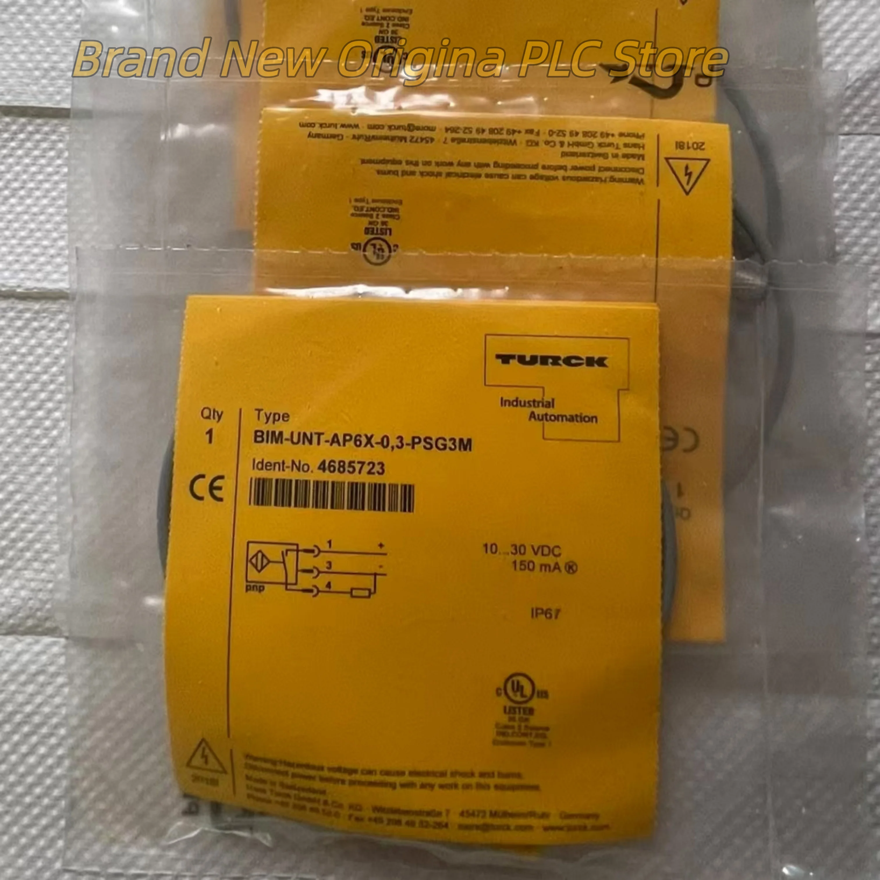 BIM-UNT-AP6X-0.3-PSG3M 4685723 العلامة التجارية الجديدة NI15-S30-AZ3X/S100 مستشعر مفتاح القرب #1