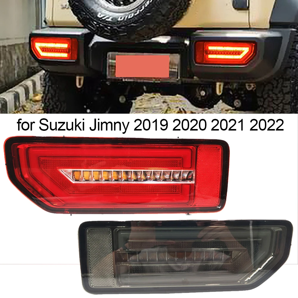 

Светодиодный задний фонарь стоп-сигнала для Suzuki Jimny 2019 2020 2021 2022, задний стоянковый тормоз, указатель поворота, отражатель, задний фонарь, автомобильные аксессуары