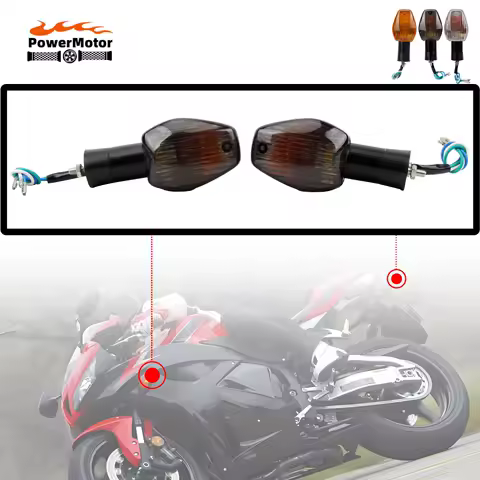 Motorcycle Turn Signal Indicator Light For HONDA CB400SF CB 600 900 HORNET RVT 1000R CBR 919 929 954 1300 600RR Moto Accessories