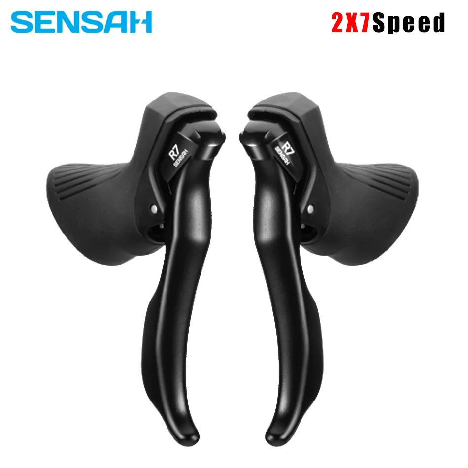 SENSAH Road Bike Shifters 2X7/ 2×8/2×9/2X10/2X11 Speed Lever Brake Bicycle Derailleur Compatible for 6800 R8000 R7 Claris Sora