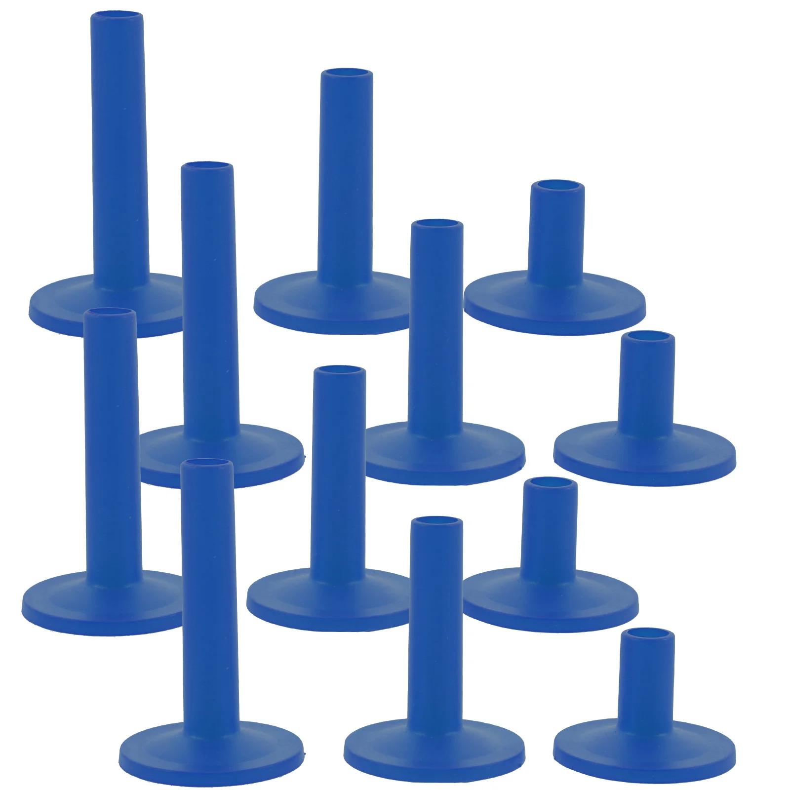 

12 Pcs Drum Set Stand Sleeve Cymbal Accessories Mount Plastic Sleeves Short Long