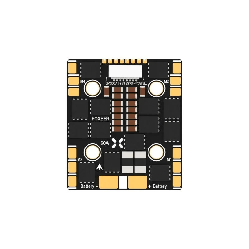Foxeer Reaper F4 Slim Mini ESC 128K 60A BL32 4in1 M3 Electronic Speed Control RC FPV Racing   Flight Controller Stack DIY