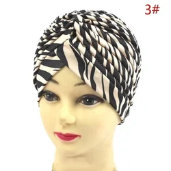 Turbante musulmán con volantes para Mujer, Hijab islámico interno, gorra de quimio, envoltura plisada para la cabeza, novedad