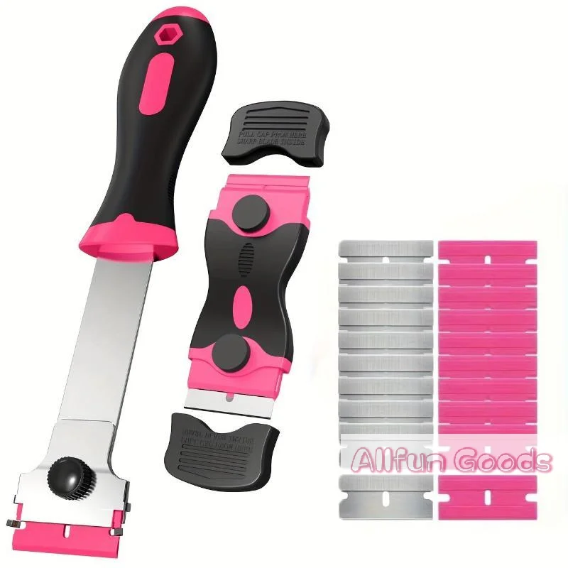 [TG835]3D Printer Scraper Kit Angled Metal Scraper For Stubborn Prints Plastic One For Scratch Free Removal