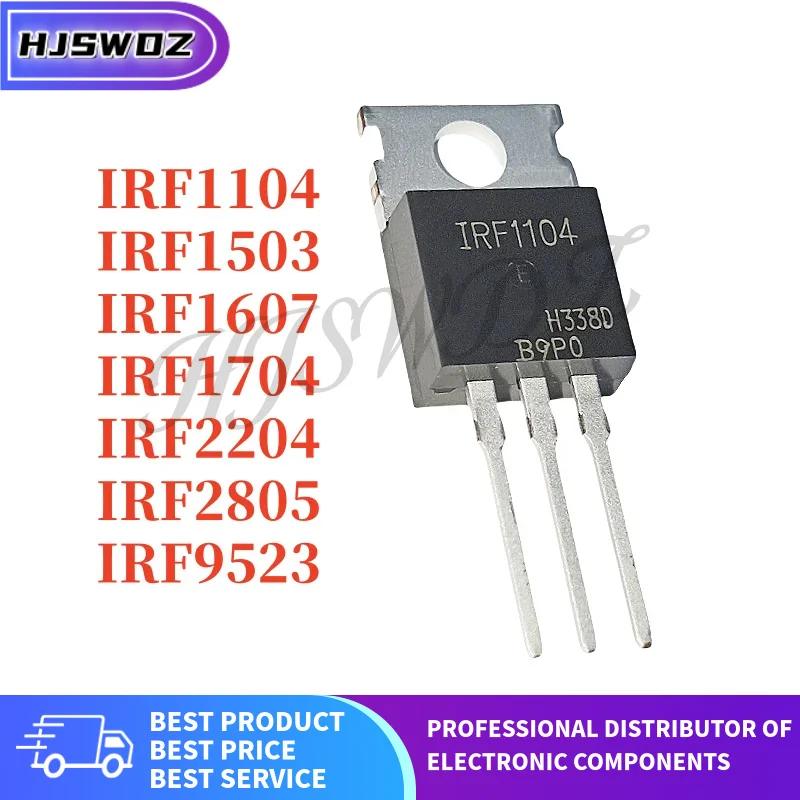 

10 шт. IRF1503 IRF1607 IRF1104 IRF2805 IRF1704 IRF2204 IRF9523 TO-220 полевой транзистор MOSFET Совершенно новый в наличии