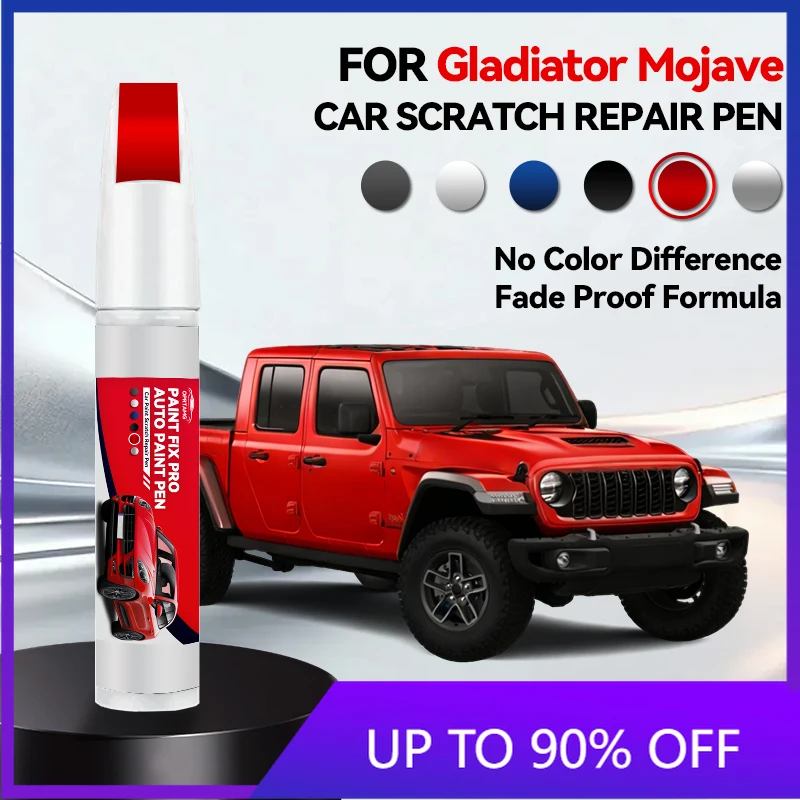 

Инструмент для ремонта автомобильной краски: Карандаш для восстановления царапин для JEEP GLADIATOR MOJAVE 2020-2025, черный, красный, белый (аксессуары для ремонта)