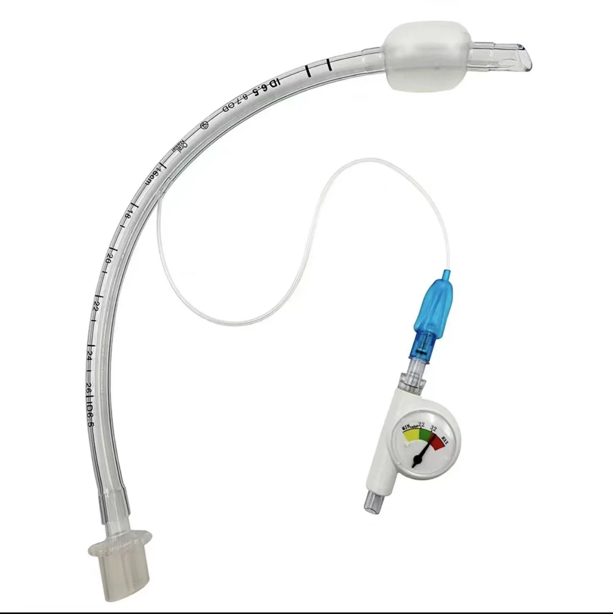 Endotracheal Intubation Balloon Pressure Gauge Saturation Detection Device Pet Animal Anesthesia Machine Accessories Clinic