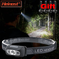 Induction Led Headlamp Mini Led Night Fishing Powerful Torch Head Lamp Outdoor Waterproof Camping Portable LED Sensor Headlamps
