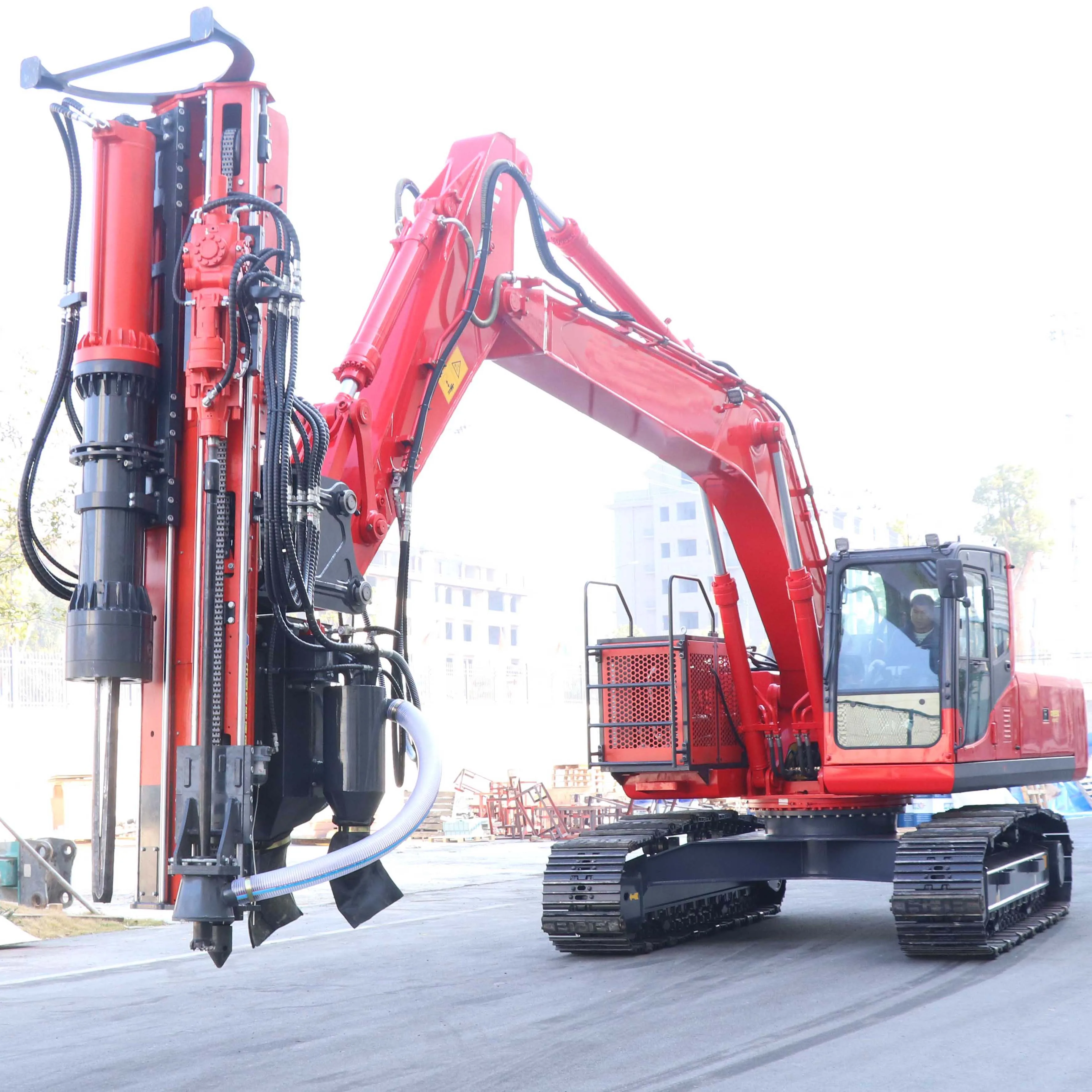 All-in-One High-Efficient Rock Splitting Machine Integrating Drilling and Splitting with Core Motor Component