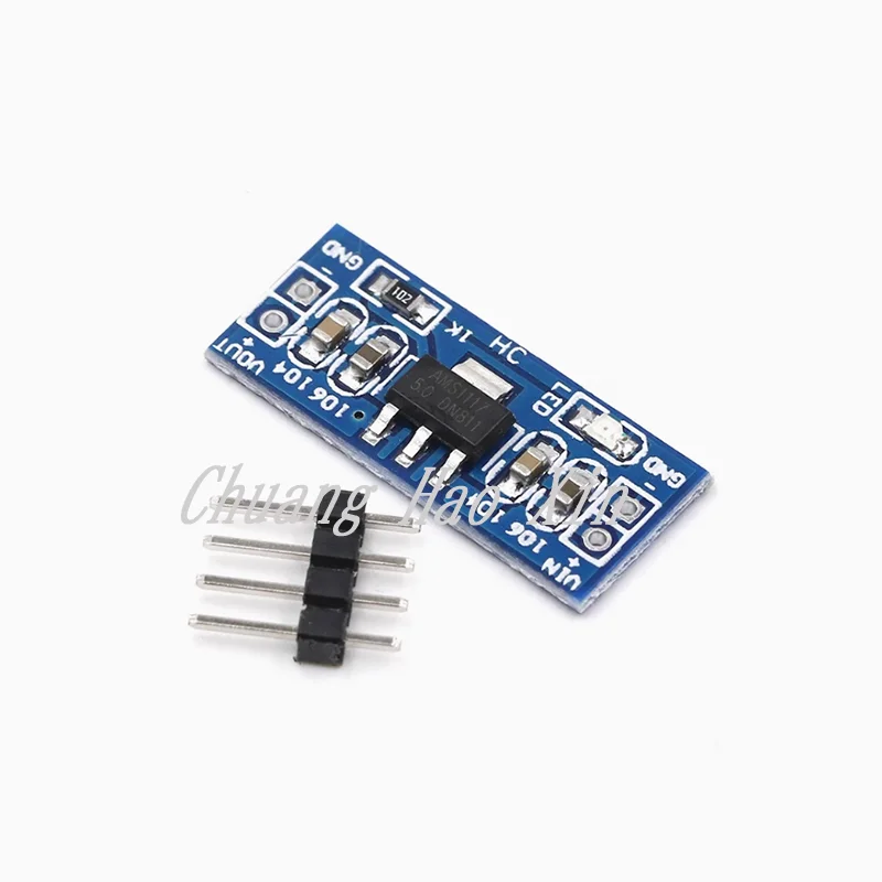 5pcs AM11117-5.0 voltage reducing power module microcontroller 5.0V voltage stabilizing module 5.0V power board module