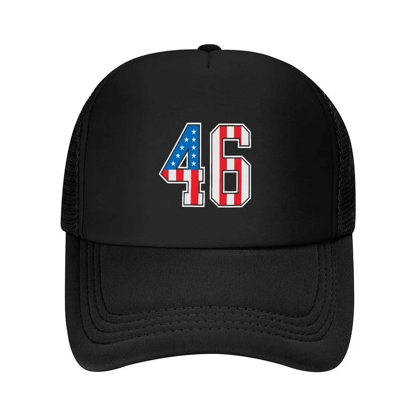 

46 American Classy Numbers forty-six United States Flag Baseball Cap western Hat Beach Outing derby hat Woman Hats Men's