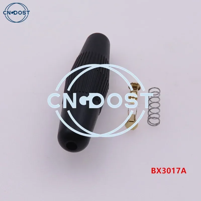 1 Set Black Fuse Holder BX3017A Screw Type Glass Fuses Box with Spring and Terminal AC Assembly