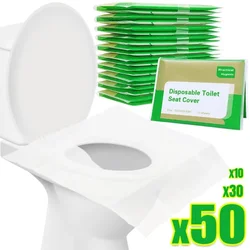 Hotel Bathroom Accessories Portable Disposable Toilet Seat Paper Waterproof Soluble Water Covers Type Travel Camping