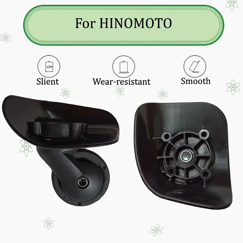 

Комплект для ремонта колес чемодана HINOMOTO MS502: универсальные поворотные колеса с винтами и инструментами