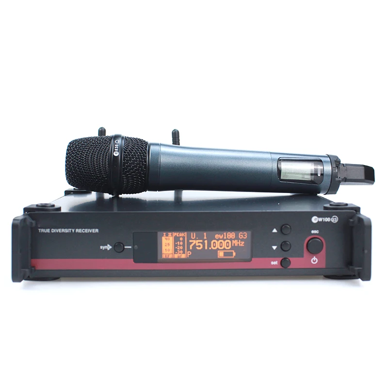 EW135G3 EW100G3 EW135 G3 E835 E835S 무선 헤드셋 클립 Raoke 무대 라이브 보컬 마이크 무선 전문 시스템