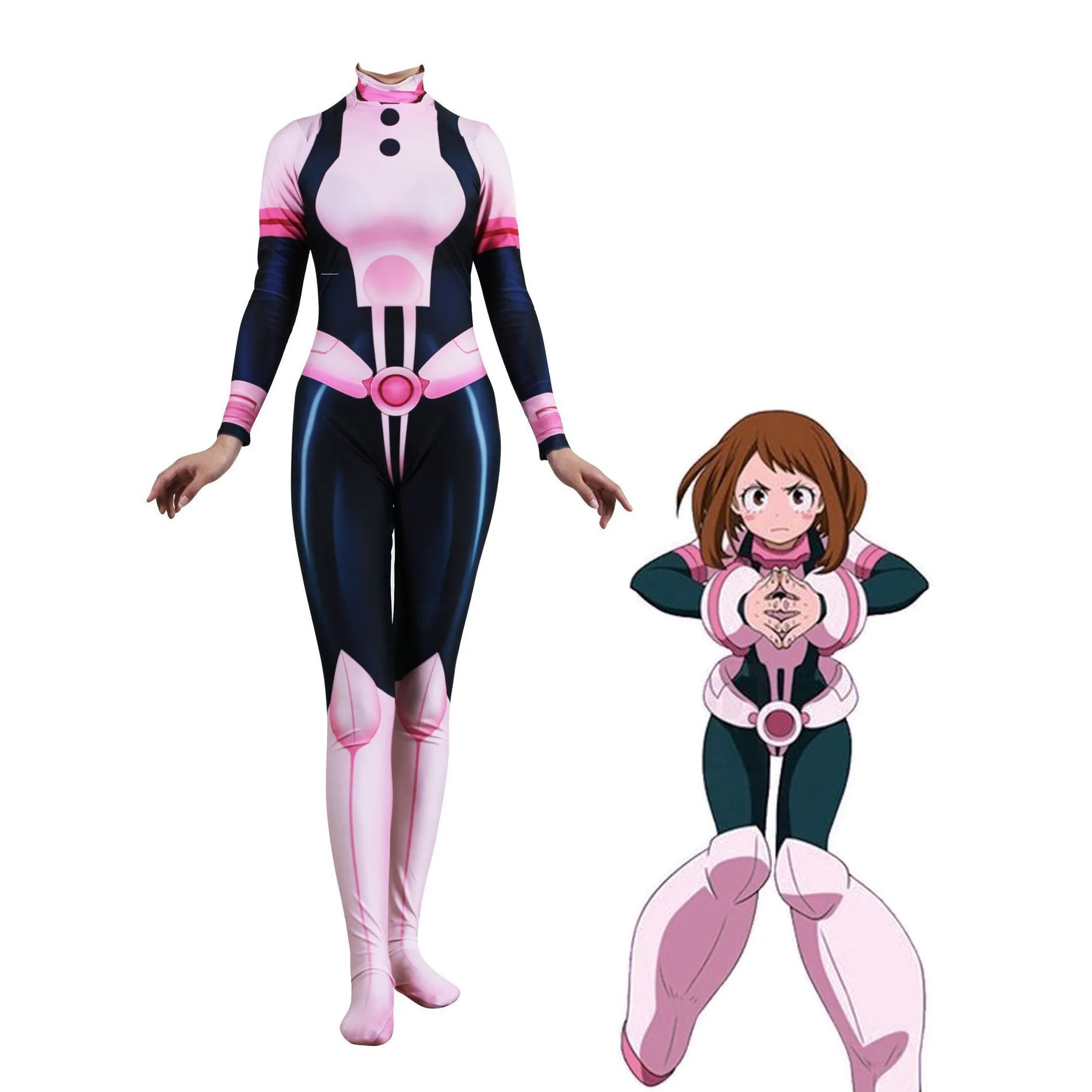 

Anime Togata Lemillion There Is A Sexy Costume Cosplay for The Halloween One-piece Tight-fitting Costume of Riri Ochako