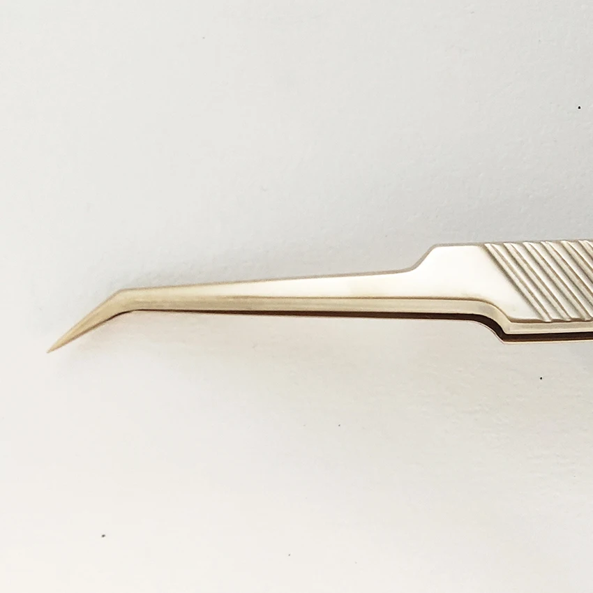 Golden Tweezer for eyelash extension eyelashes tweezers sets perfect closure stunning tweezer
