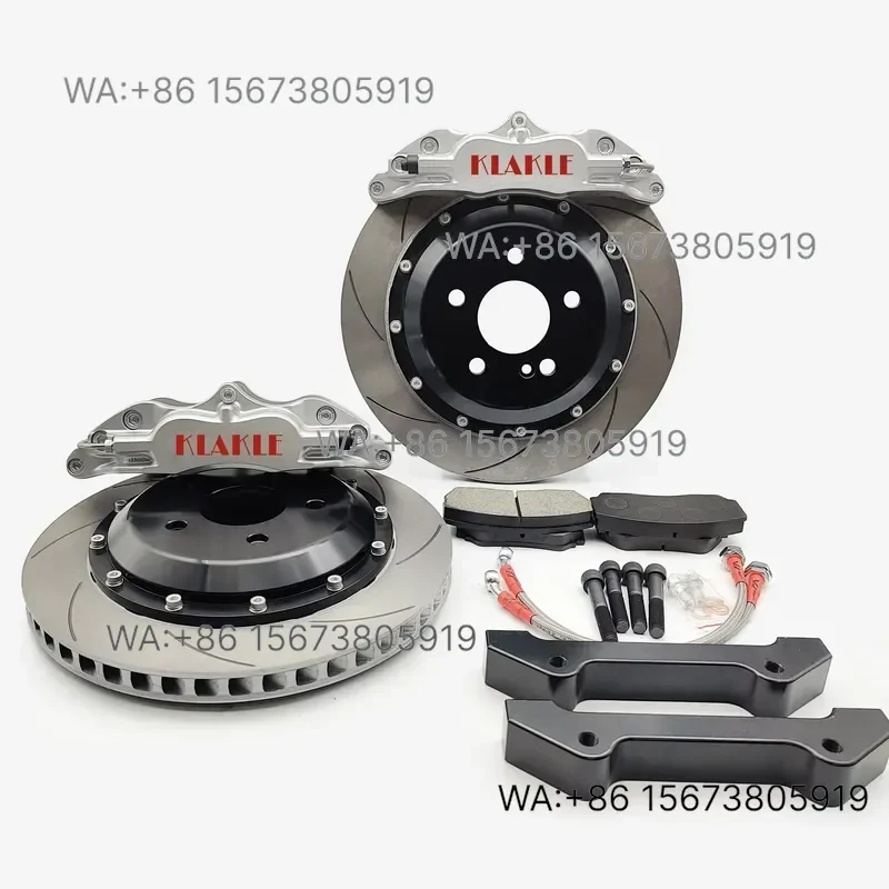 For  Wmwmnu  KLAKLE Racing Car Aviation Aluminum 4 Piston Brake Caliper Custom Logo Front Wheel R17