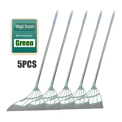 1/5/10PCS Magic Broom Window Washing Wiper Silicone Broom Floor Cleaning Squeegee Magic Sweeper Cleaning Home Silicone Mop