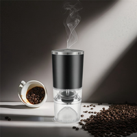 AT05-Portable Hand Coffee Grinder USB Rechargeable Electric Grinder For Home Travel Outdoor Easy Clean Compact Bean Grinder